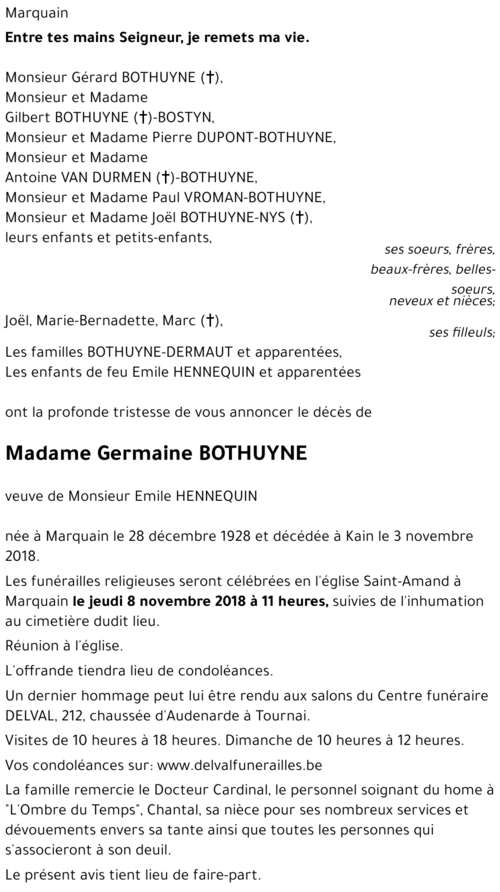 Germaine BOTHUYNE