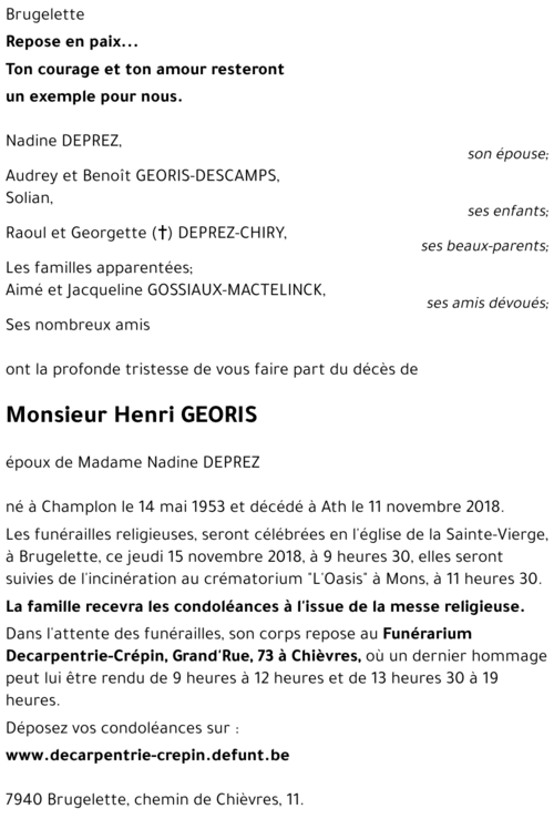Henri GEORIS