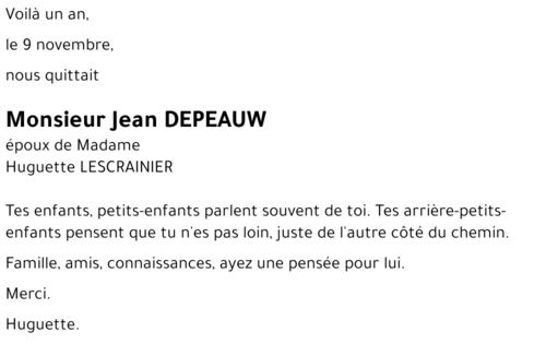 Jean DEPEAUW