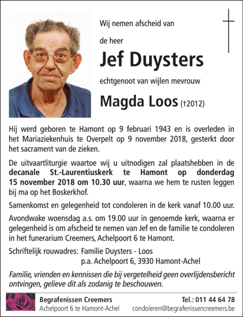 Jef Duysters