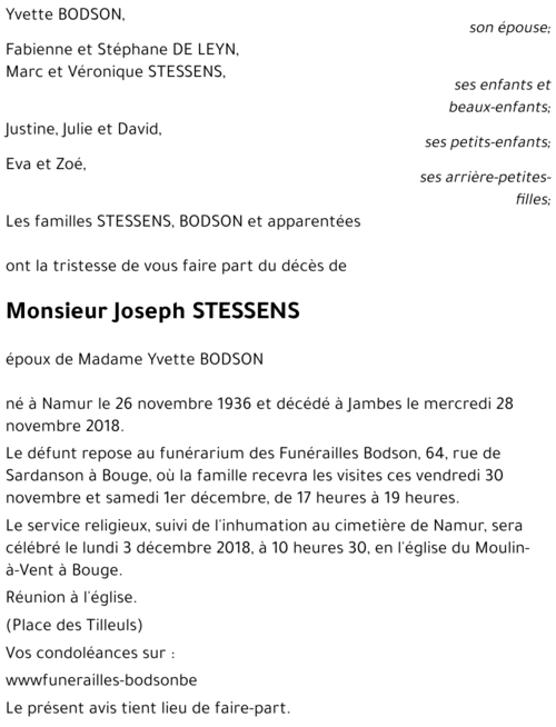 Joseph STESSENS