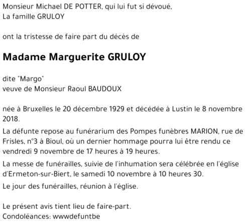 Marguerite GRULOY