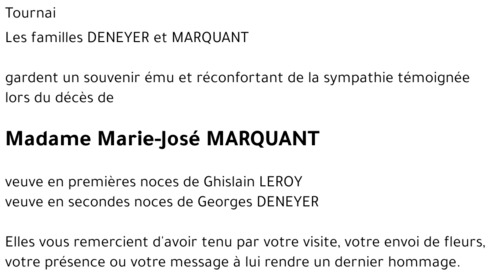 Marie-José MARQUANT