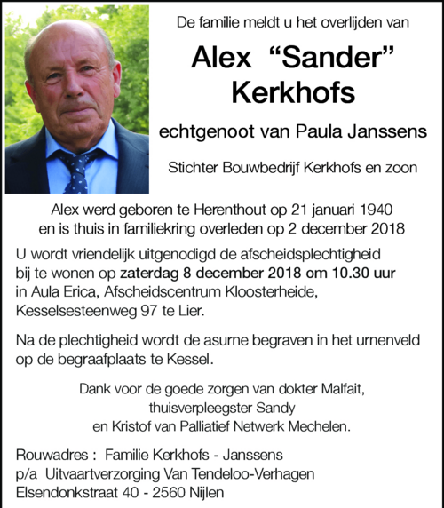Alex Kerkhofs