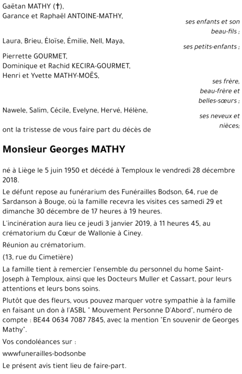 Georges MATHY