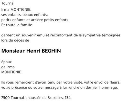 Henri BEGHIN
