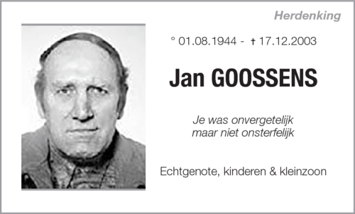 Jan Goossens