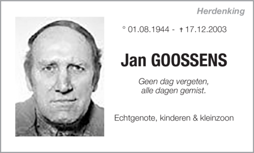 Jan Goossens