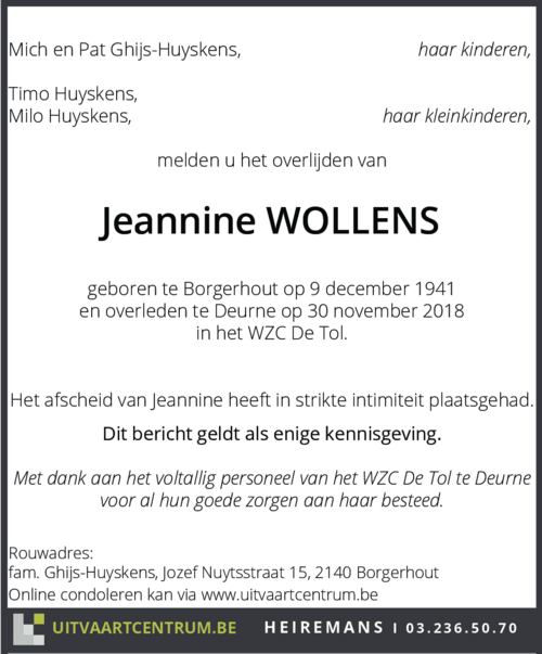 Jeannine Wollens