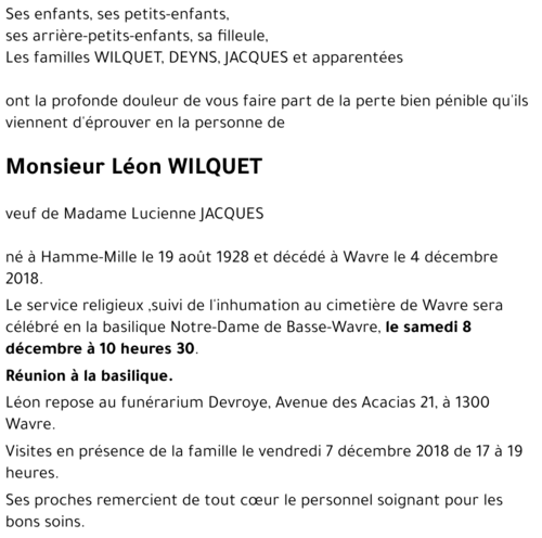 Léon WILQUET