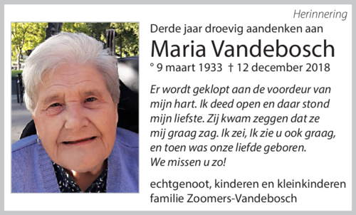 Maria Vandebosch
