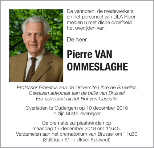 Pierre Van Ommeslaghe