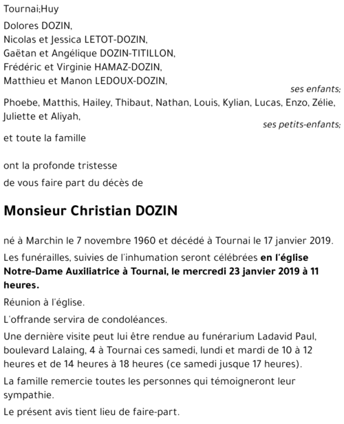 Christian DOZIN