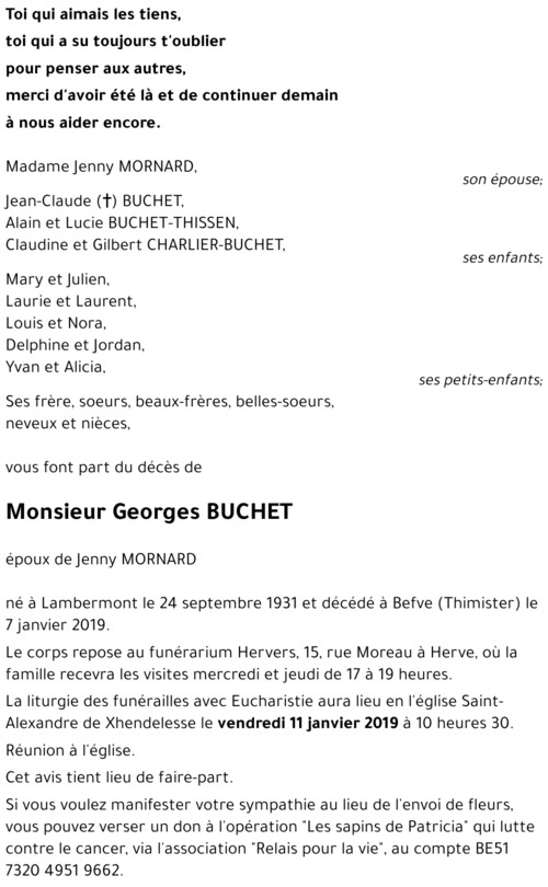 Georges BUCHET