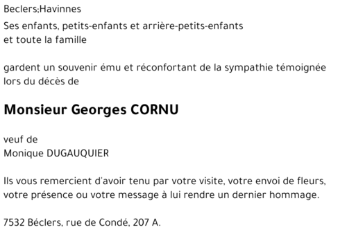 Georges CORNU