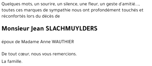 Jean SLACHMUYLDERS