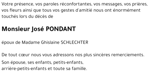 José PONDANT