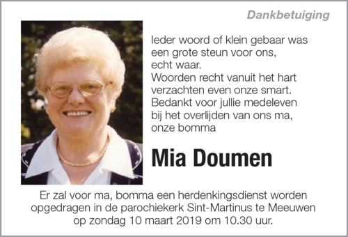 Mia Doumen