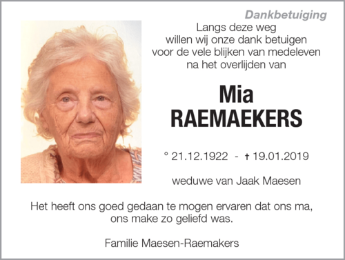 Mia Raemaekers