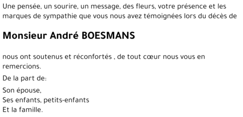 André BOESMANS