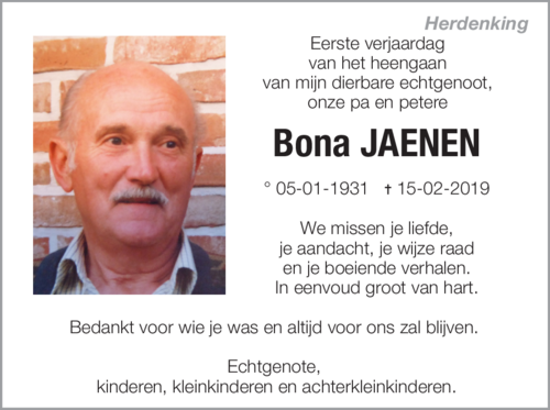 Bona Jaenen
