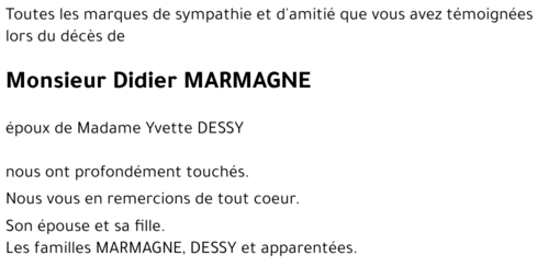 Didier MARMAGNE