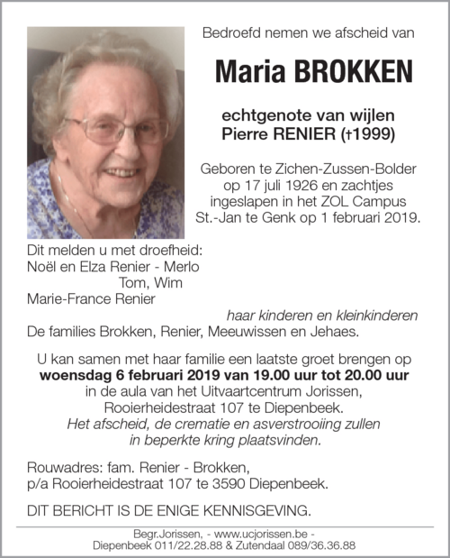 Maria Brokken