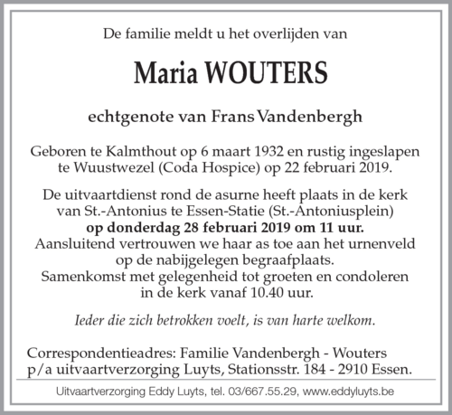 Maria Wouters
