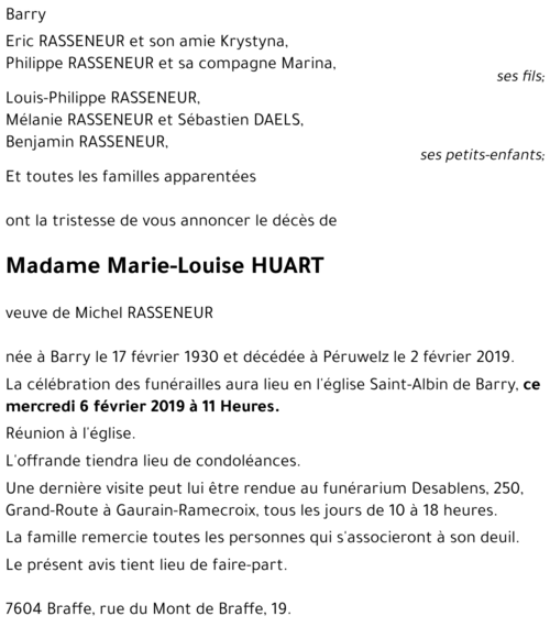 Marie-Louise HUART