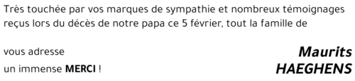 Maurits HAEGHENS