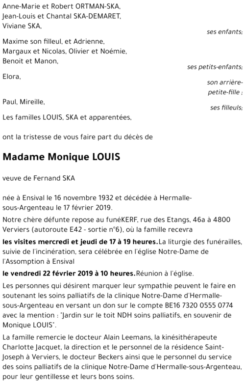 Monique LOUIS
