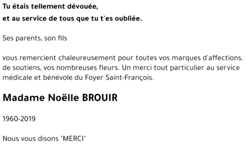 Noëlle BROUIR