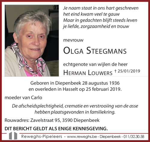 Olga Steegmans