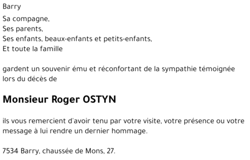 Roger OSTYN