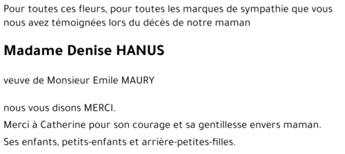 Denise HANUS 
