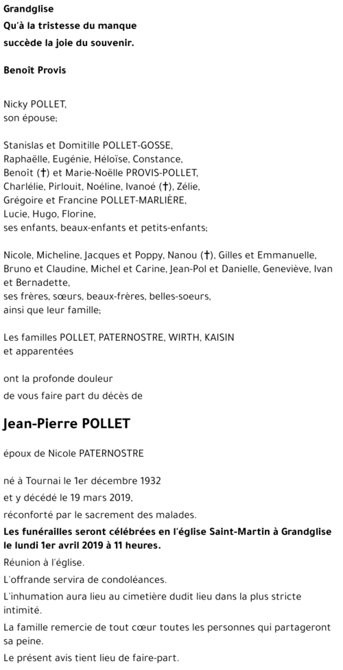 Jean-Pierre POLLET