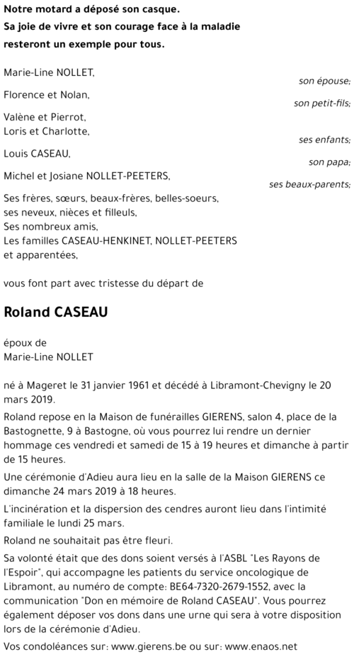 Roland CASEAU