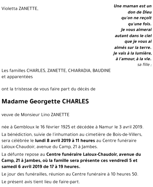 Georgette CHARLES