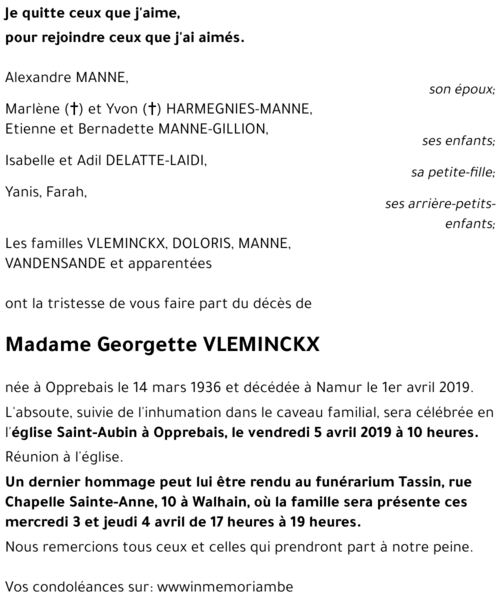 Georgette VLEMINCKX