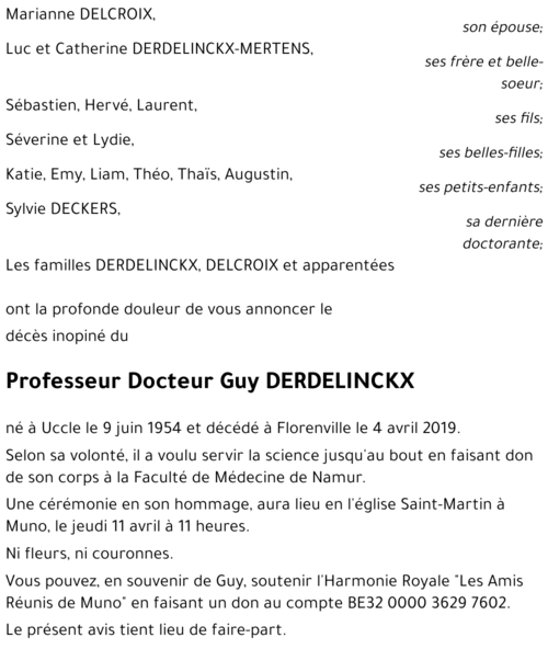 Guy DERDELINCKX