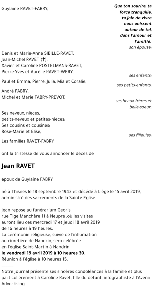 Jean RAVET