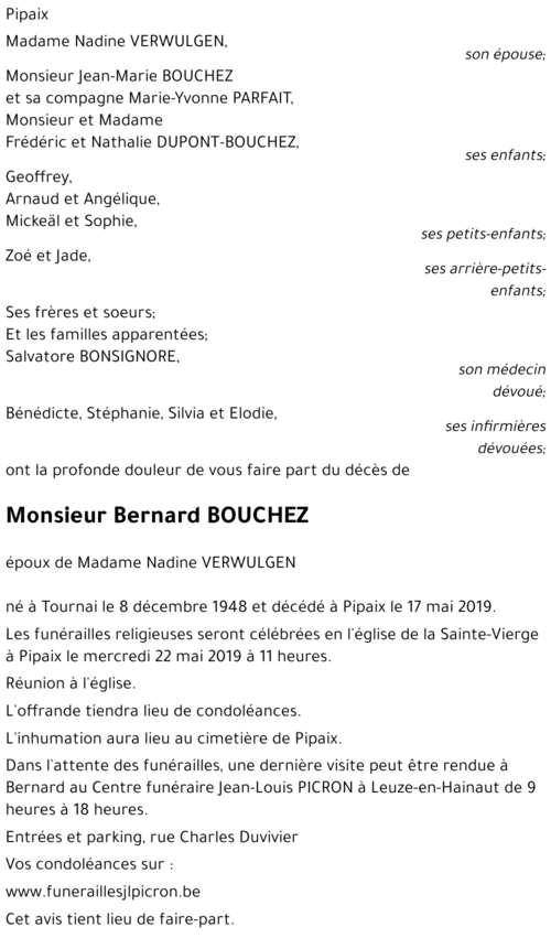 Bernard BOUCHEZ