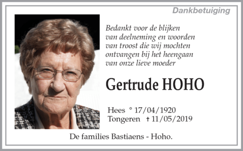 Gertrude Hoho