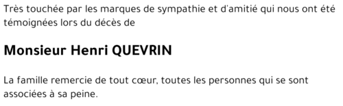 Henri QUEVRIN