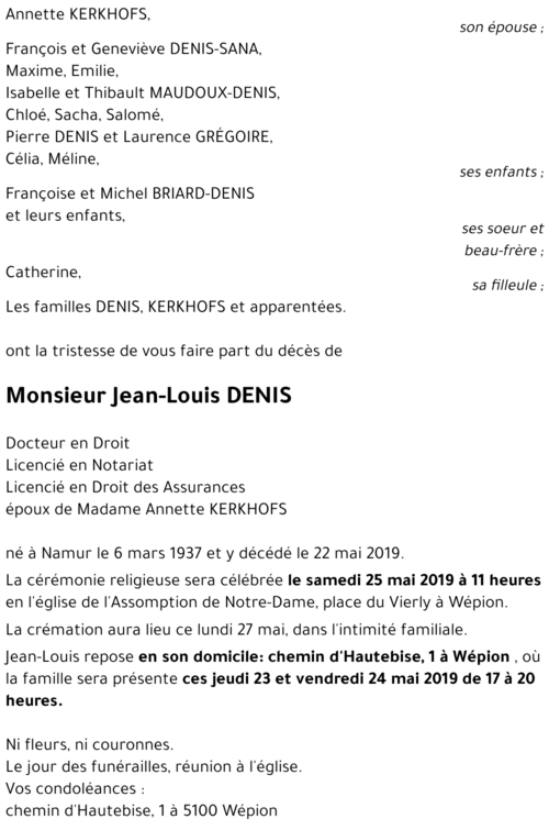 Jean-Louis DENIS