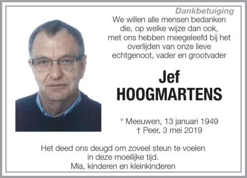Jef HOOGMARTENS