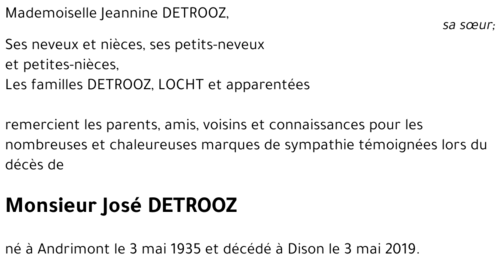 José DETROOZ