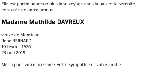 Mathilde DAVREUX