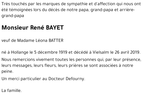 René BAYET