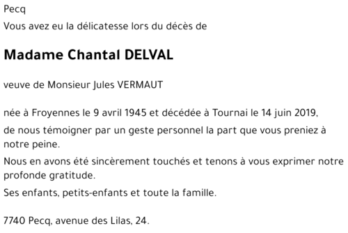 Chantal DELVAL